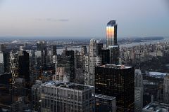 New York City Top Of The Rock 12C Northwest Hearst Tower, Random House Tower, Time Warner Center, CitySpire Center, One57 Just After Sunset.jpg